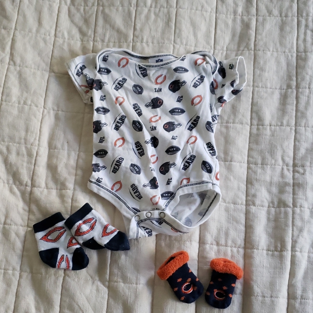 Chicago Bears baby onesie